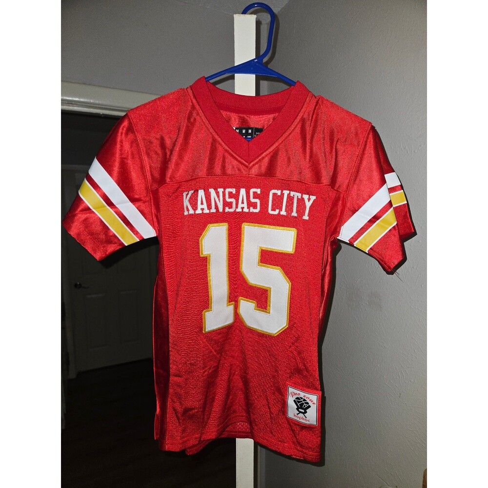 CUSTOM Patrick Mahomes Stitched Sewn Red Jersey*YM*NEW
